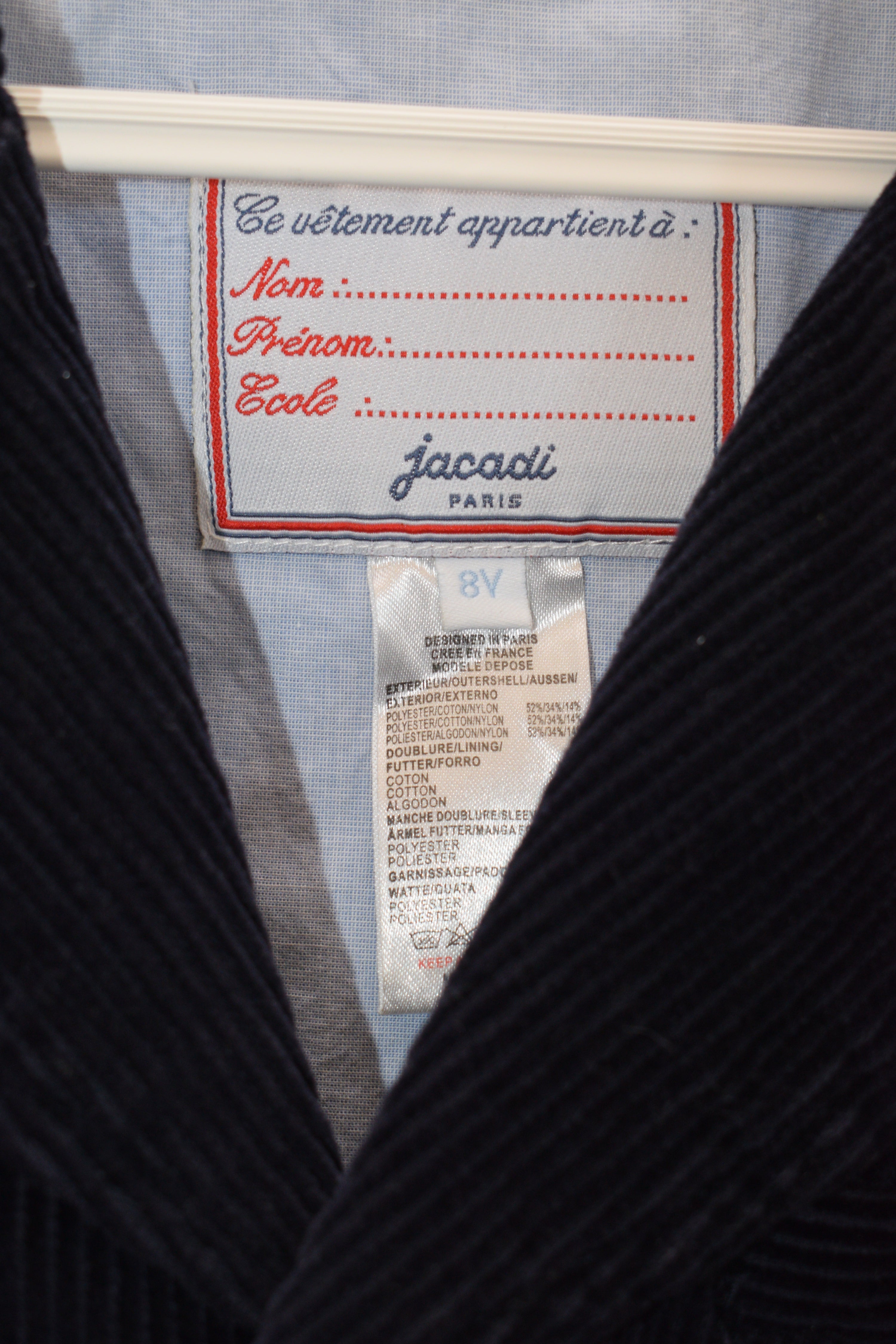 Jacadi Professor Patch Cord Blazer / 8