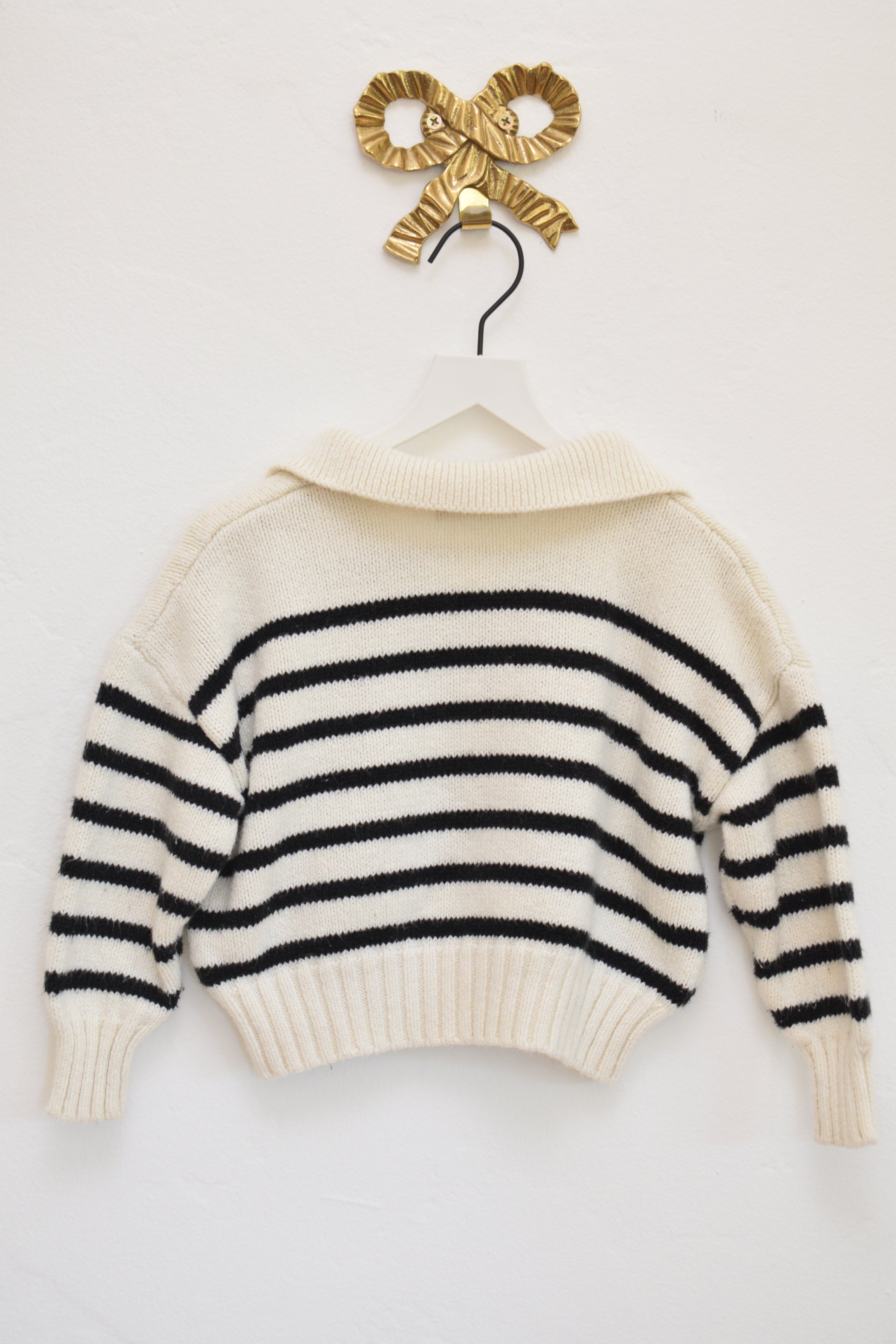 Rylee + Cru Striped Sweater / 4-5