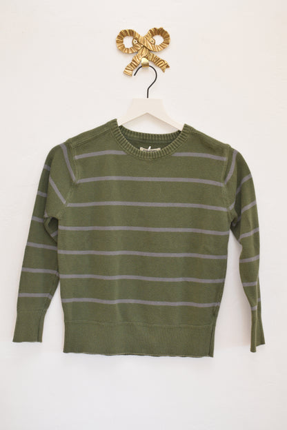 vintage Stripe Sweater / 8-10