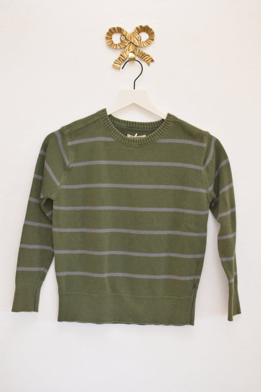 vintage Stripe Sweater / 8-10