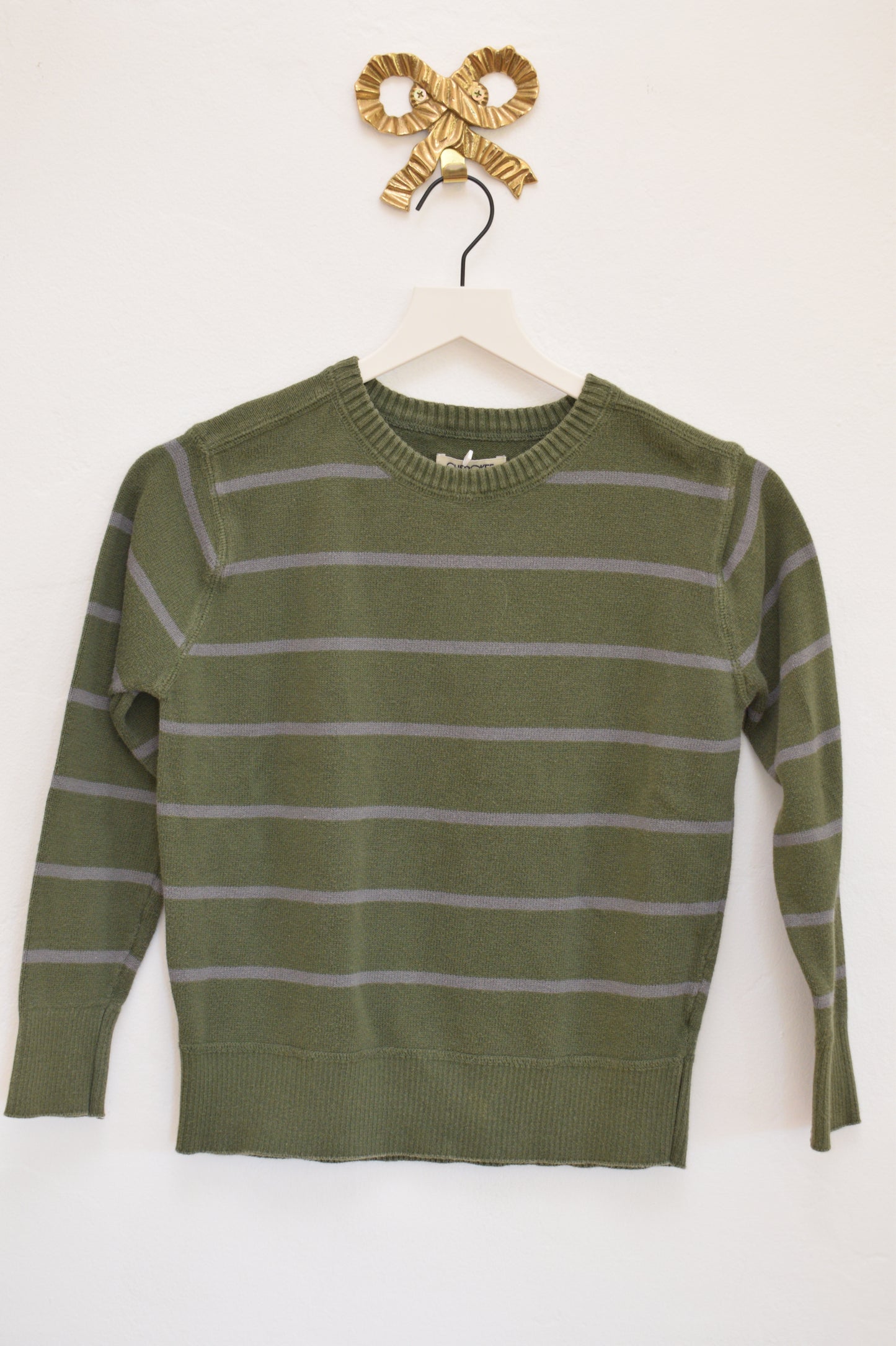 vintage Stripe Sweater / 8-10