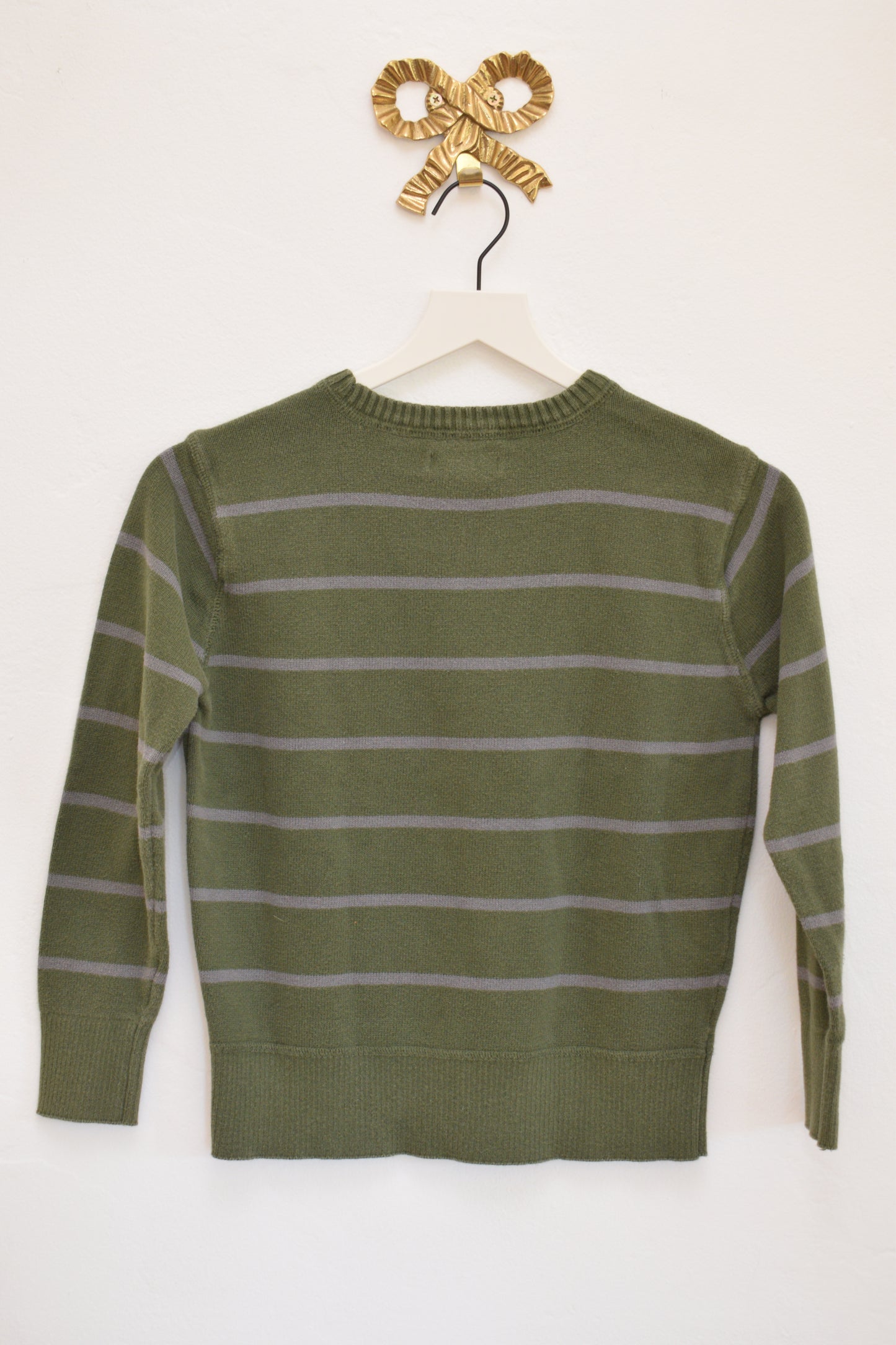 vintage Stripe Sweater / 8-10