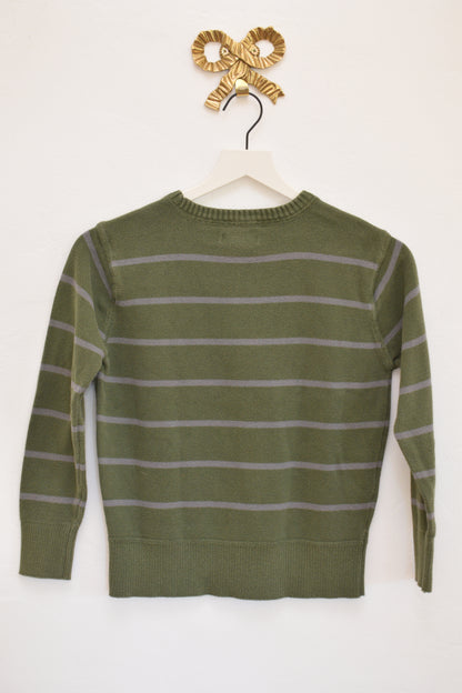 vintage Stripe Sweater / 8-10