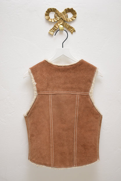 vintage J&A Leathers Inc. Lined Vest / 4-5