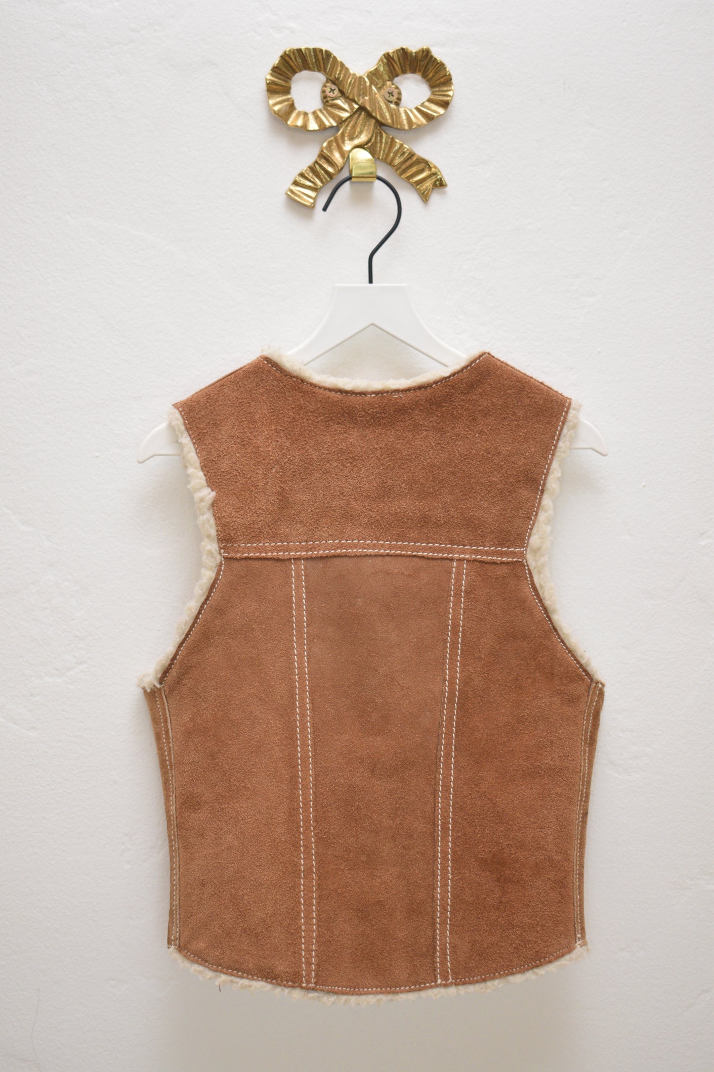 vintage J&A Leathers Inc. Lined Vest / 4-5