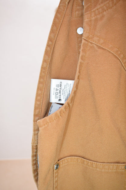 Carhartt Boys Loose Fit Duck Bib Brown Overalls / 5T