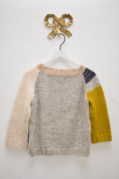 ASA Knit Mustard Grays Sweater / 2-3 Years