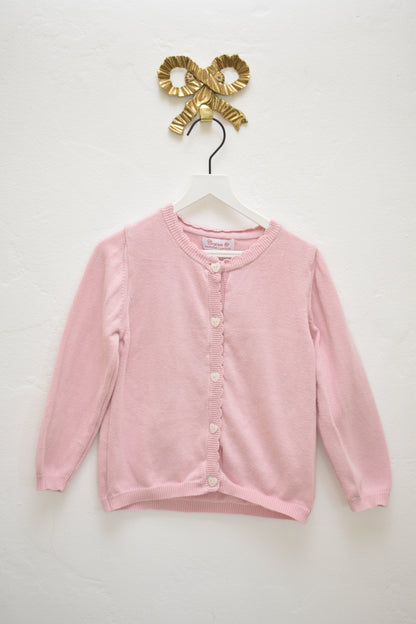 Trotters London Pink Cardigan / 4