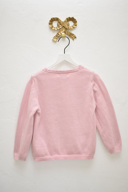 Trotters London Pink Cardigan / 4