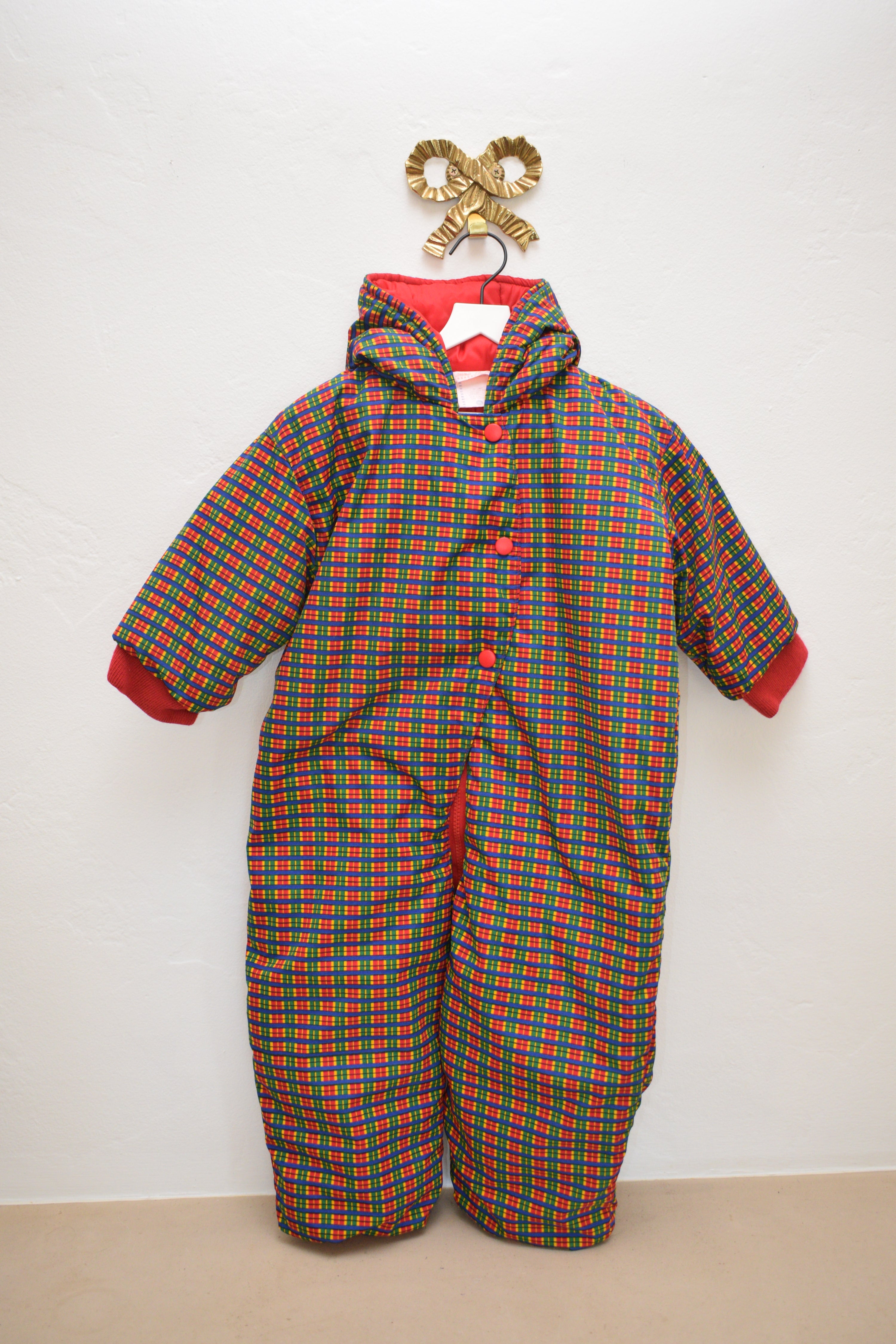 vintage Hanna Andersson Color Block Snow Suit / 2-3 Years