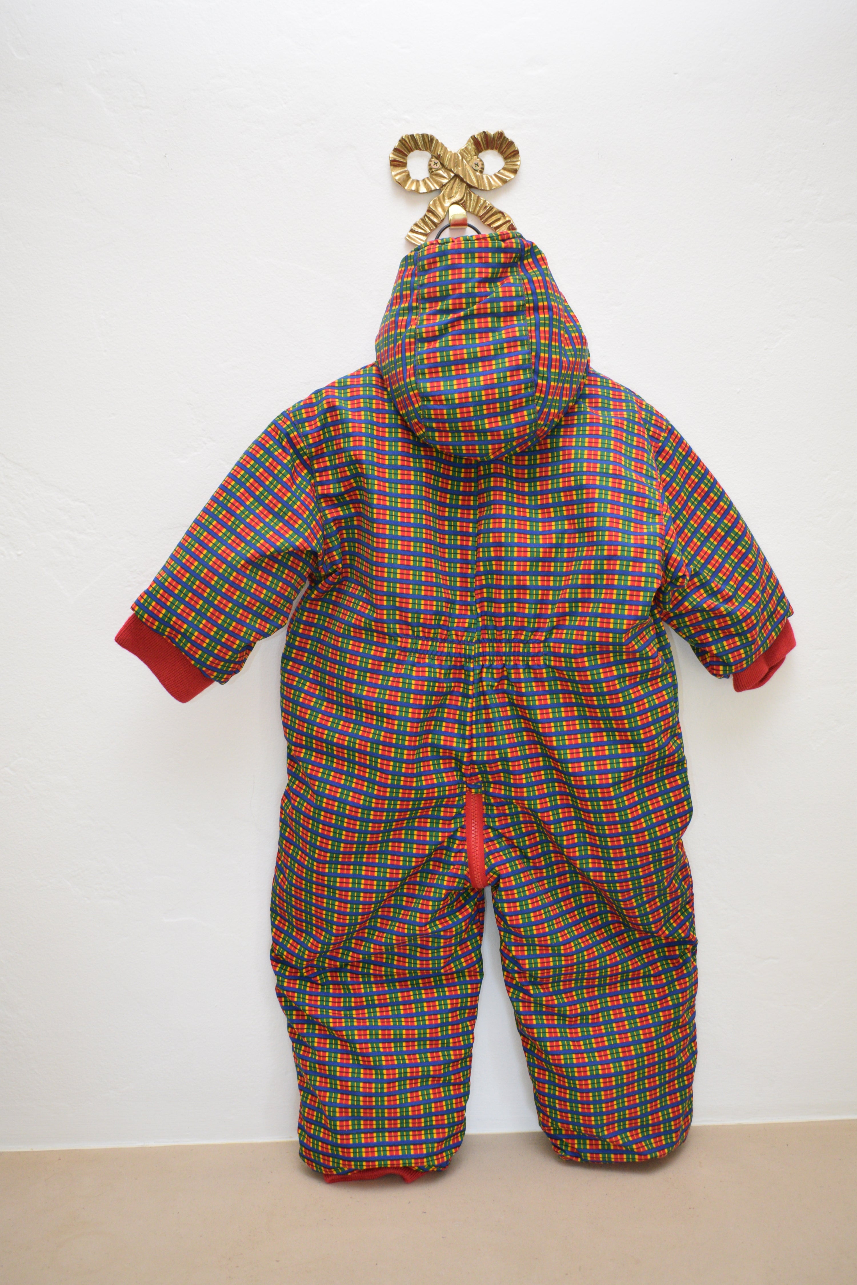 vintage Hanna Andersson Color Block Snow Suit / 2-3 Years
