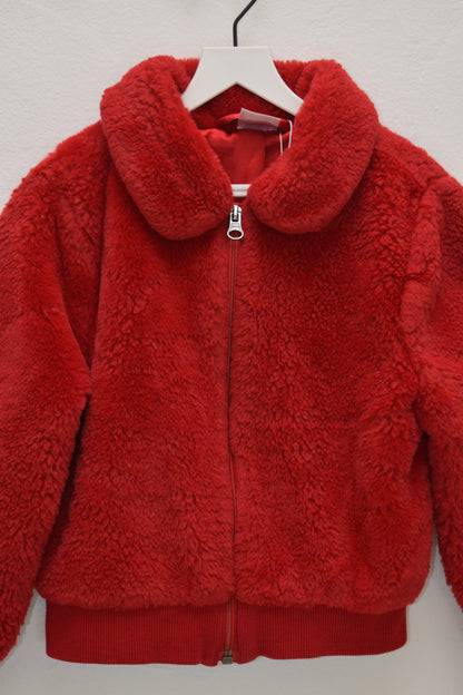 Hanna Andersson Red Faux-Fur Coat / 5