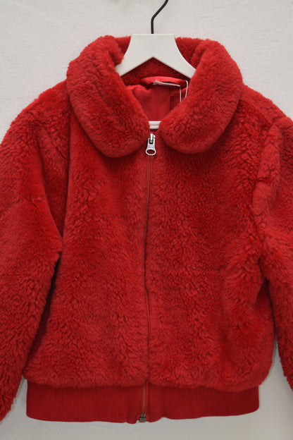 Hanna Andersson Red Faux-Fur Coat / 5