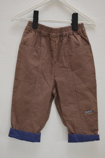 Jacadi Paris Cuffed Twill Pants / 12 Months