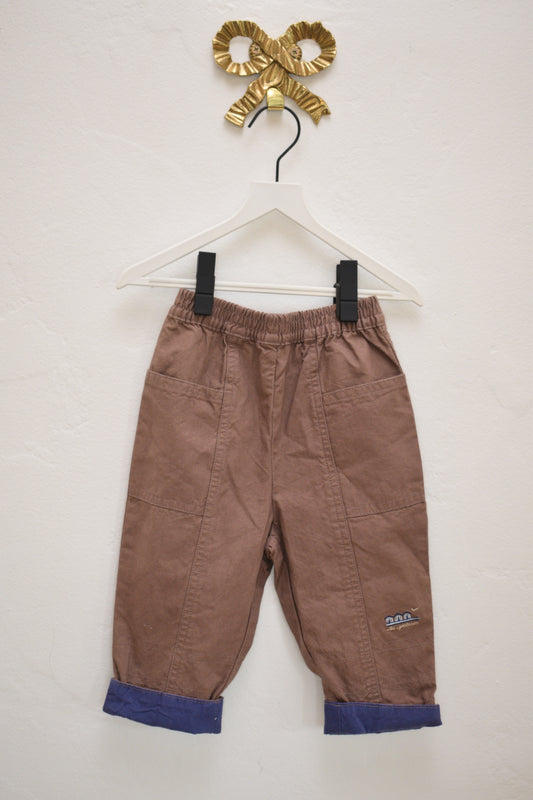 Jacadi Paris Cuffed Twill Pants / 12 Months