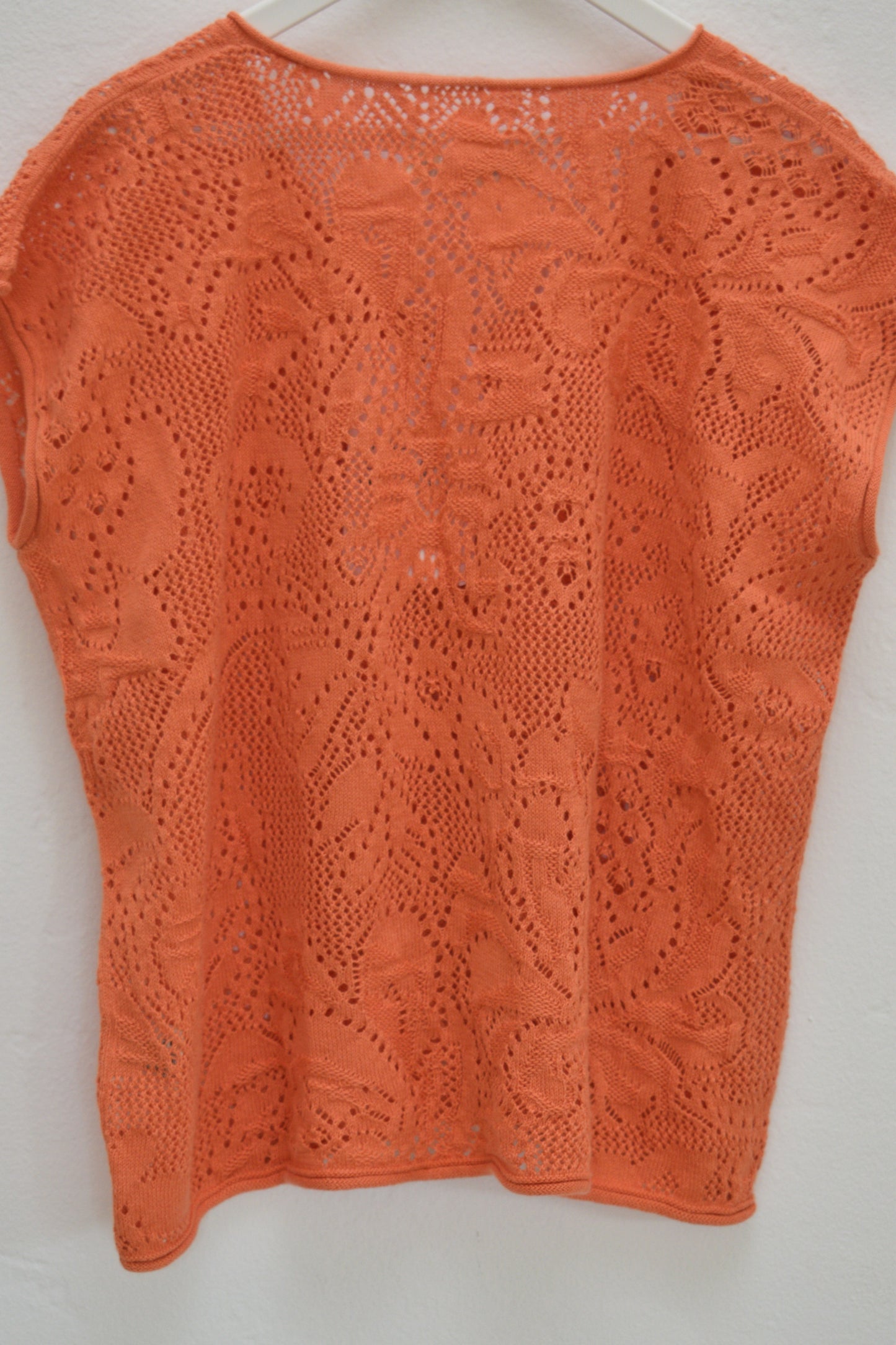 Misha & Puff Orange Knit Sweater / 8-9 Years