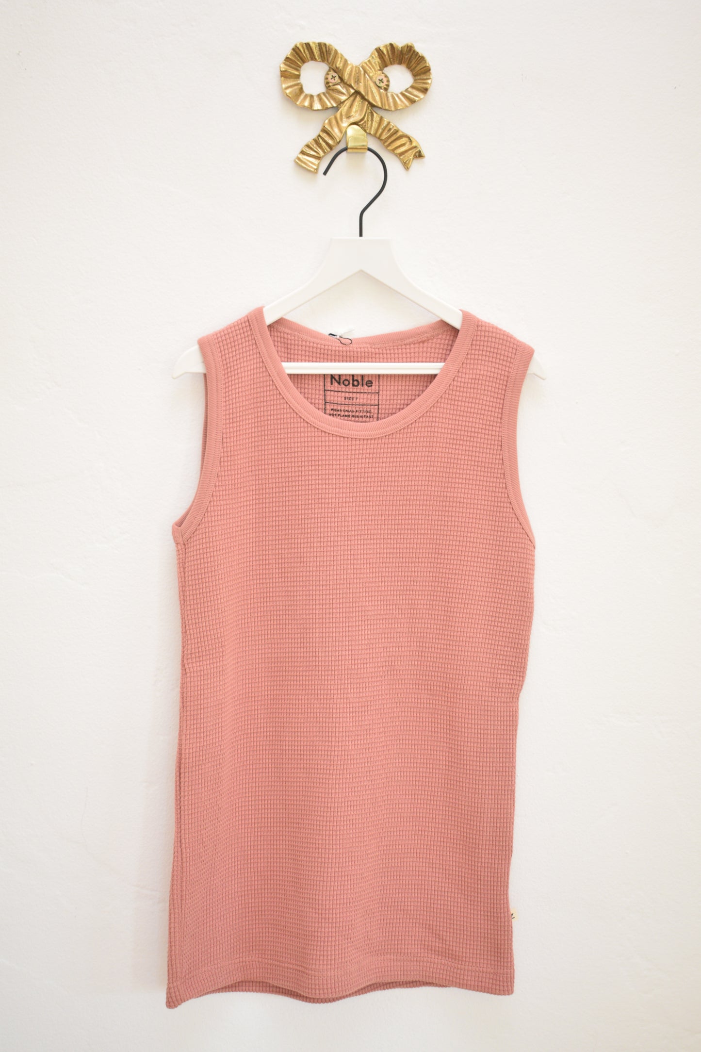 NWTs Noble Waffle Tank Set Dusty Rose / 7