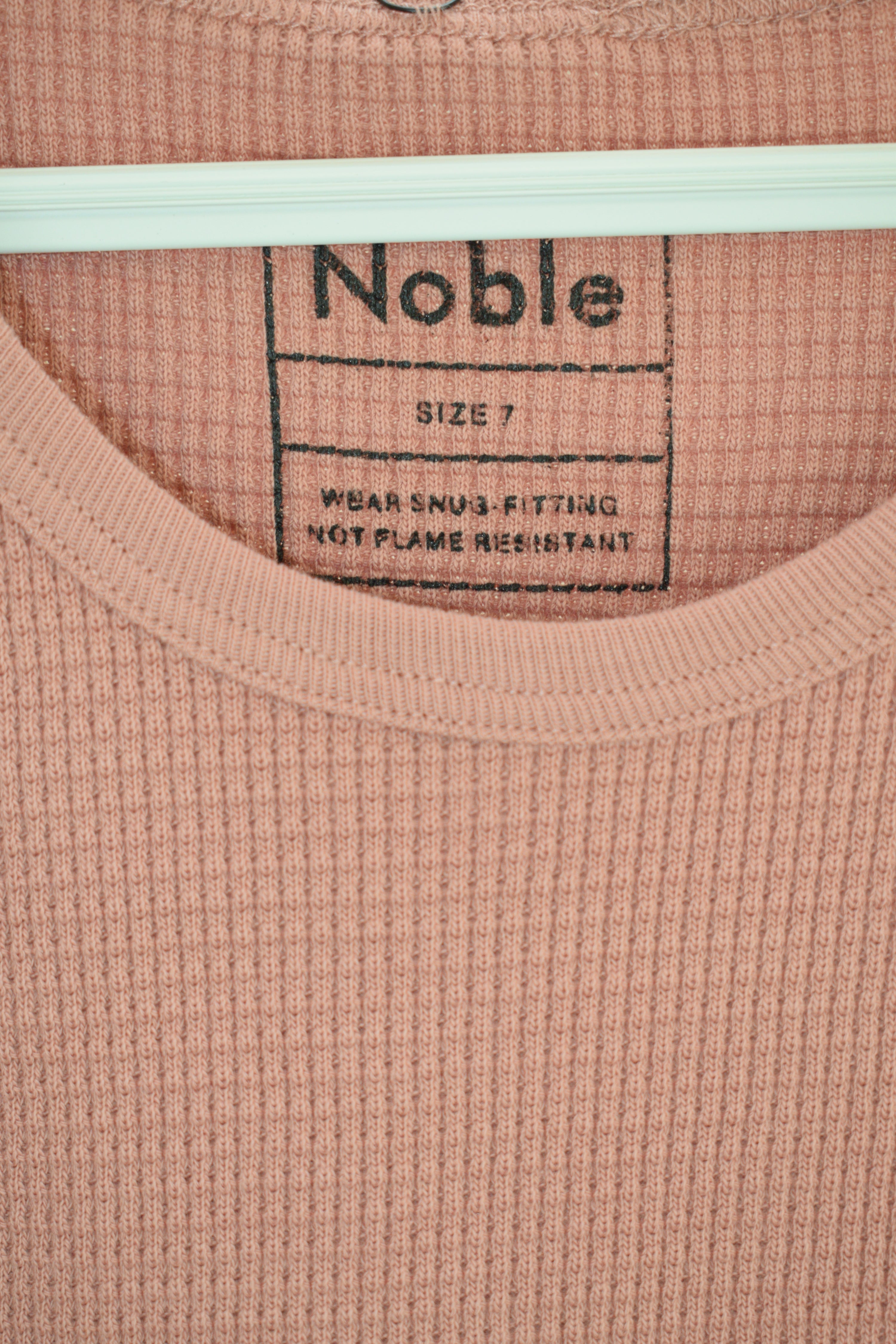 NWTs Noble Waffle Tank Set Dusty Rose / 7
