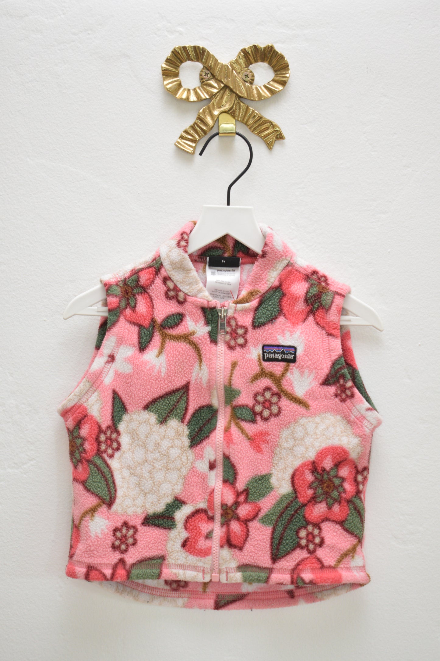 Patagonia Floral Vest / 12 months