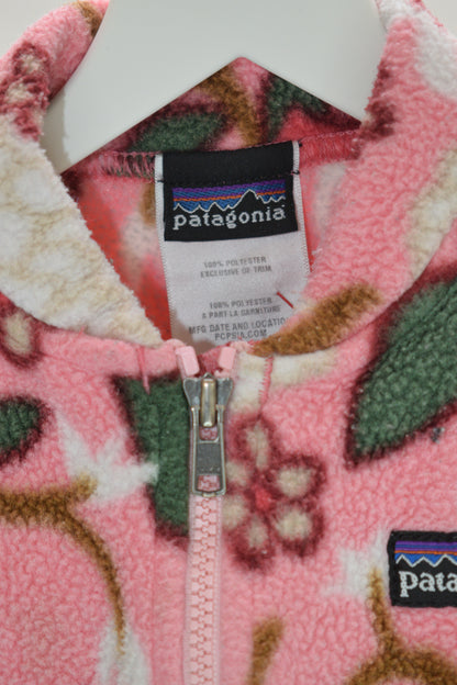 Patagonia Floral Vest / 12 months