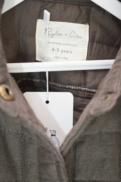 Rylee & Cru Quilted Coat / 4-5