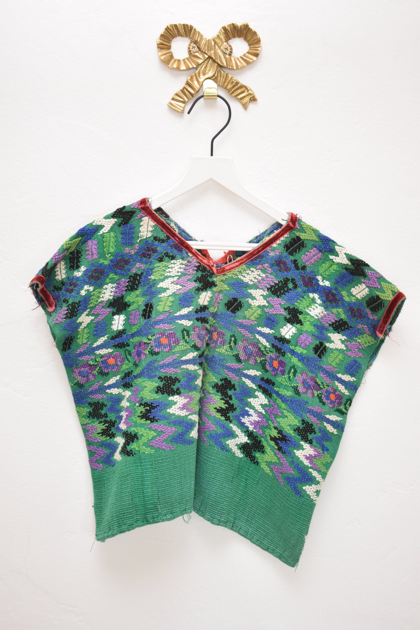 ASA OOAK Woven Forest Tapestry Top / 6-7