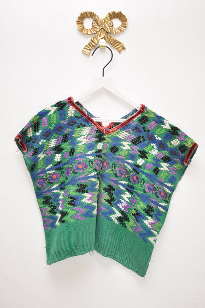 ASA OOAK Woven Forest Tapestry Top / 6-7