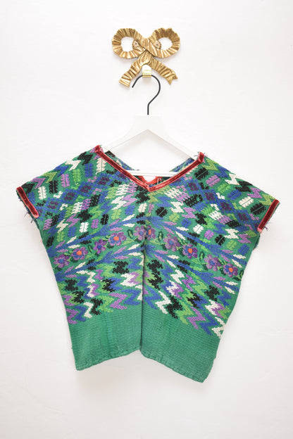 ASA OOAK Woven Forest Tapestry Top / 6-7