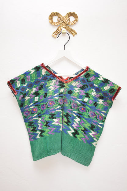 ASA OOAK Woven Forest Tapestry Top / 6-7