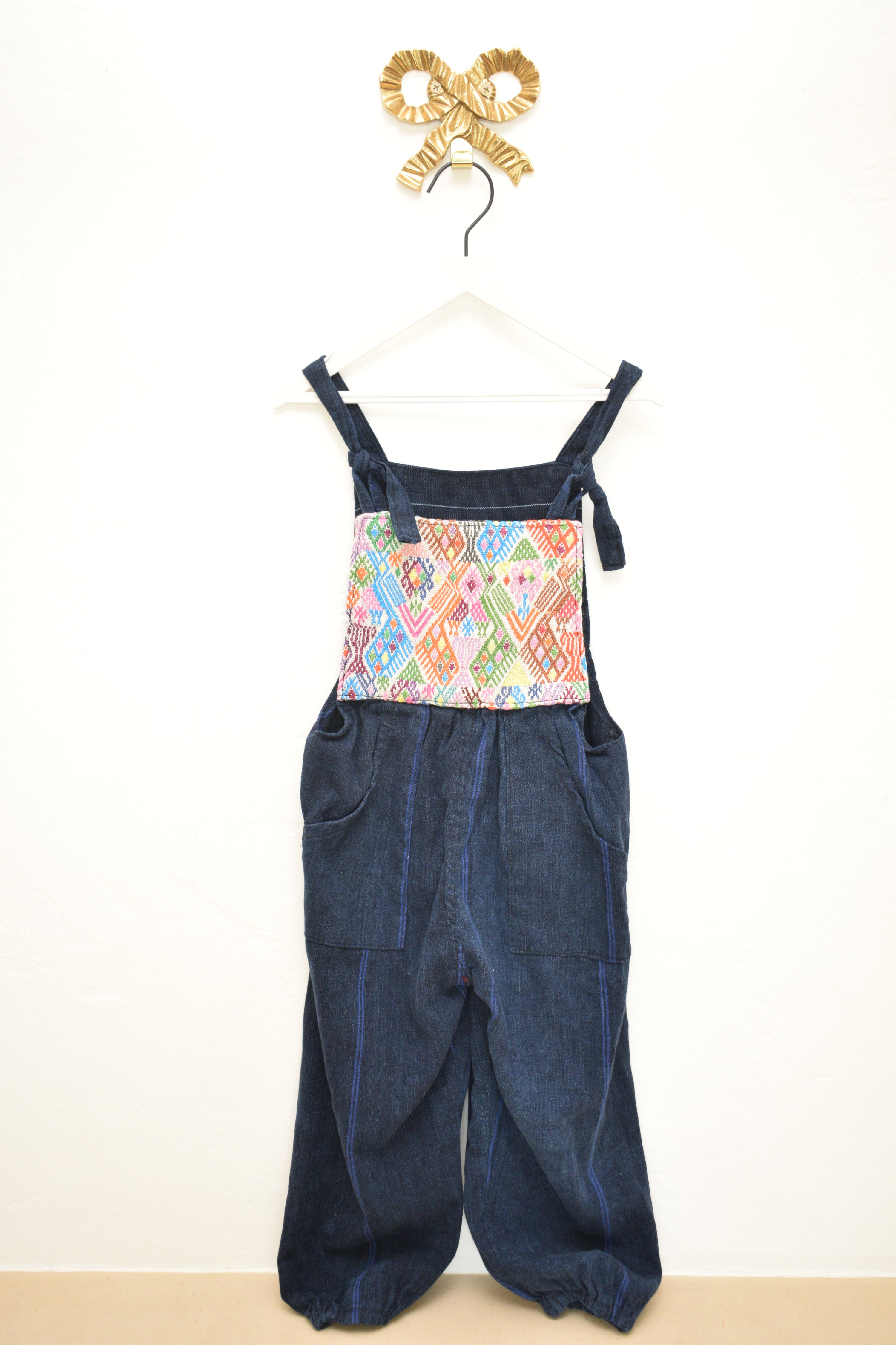 ASA Chambray Knit Bib Jumpsuit / 3-4 Years