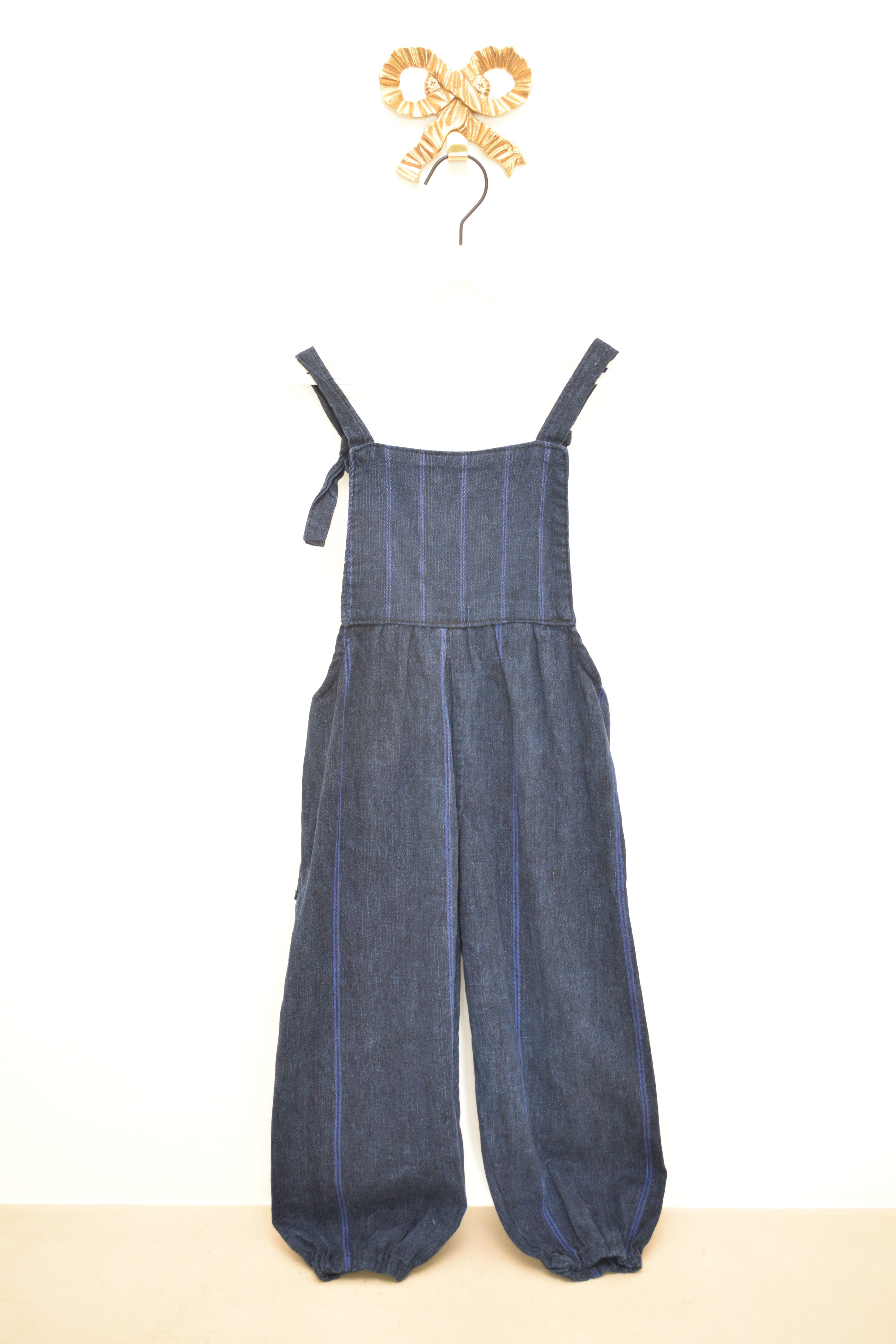ASA Chambray Knit Bib Jumpsuit / 3-4 Years