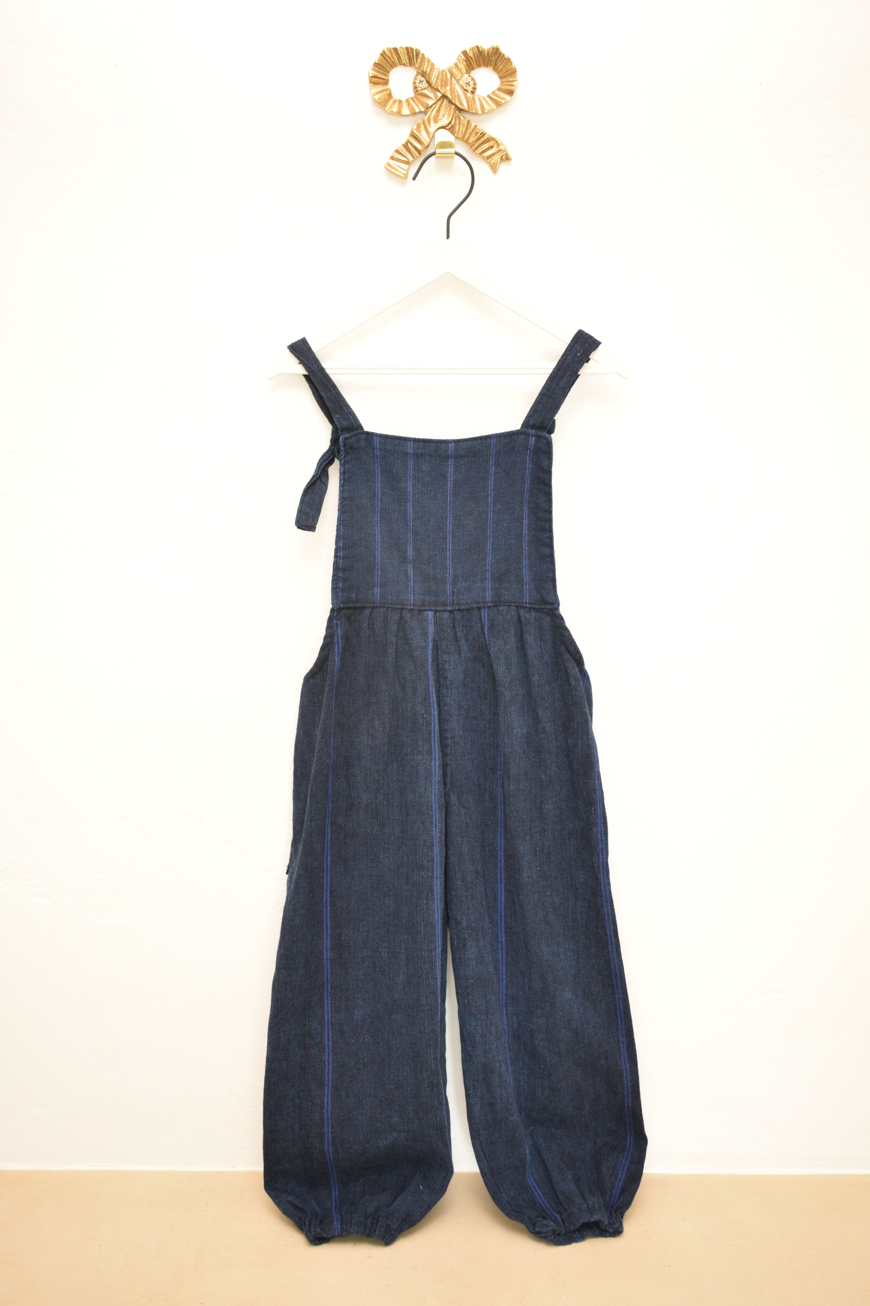 ASA Chambray Knit Bib Jumpsuit / 3-4 Years