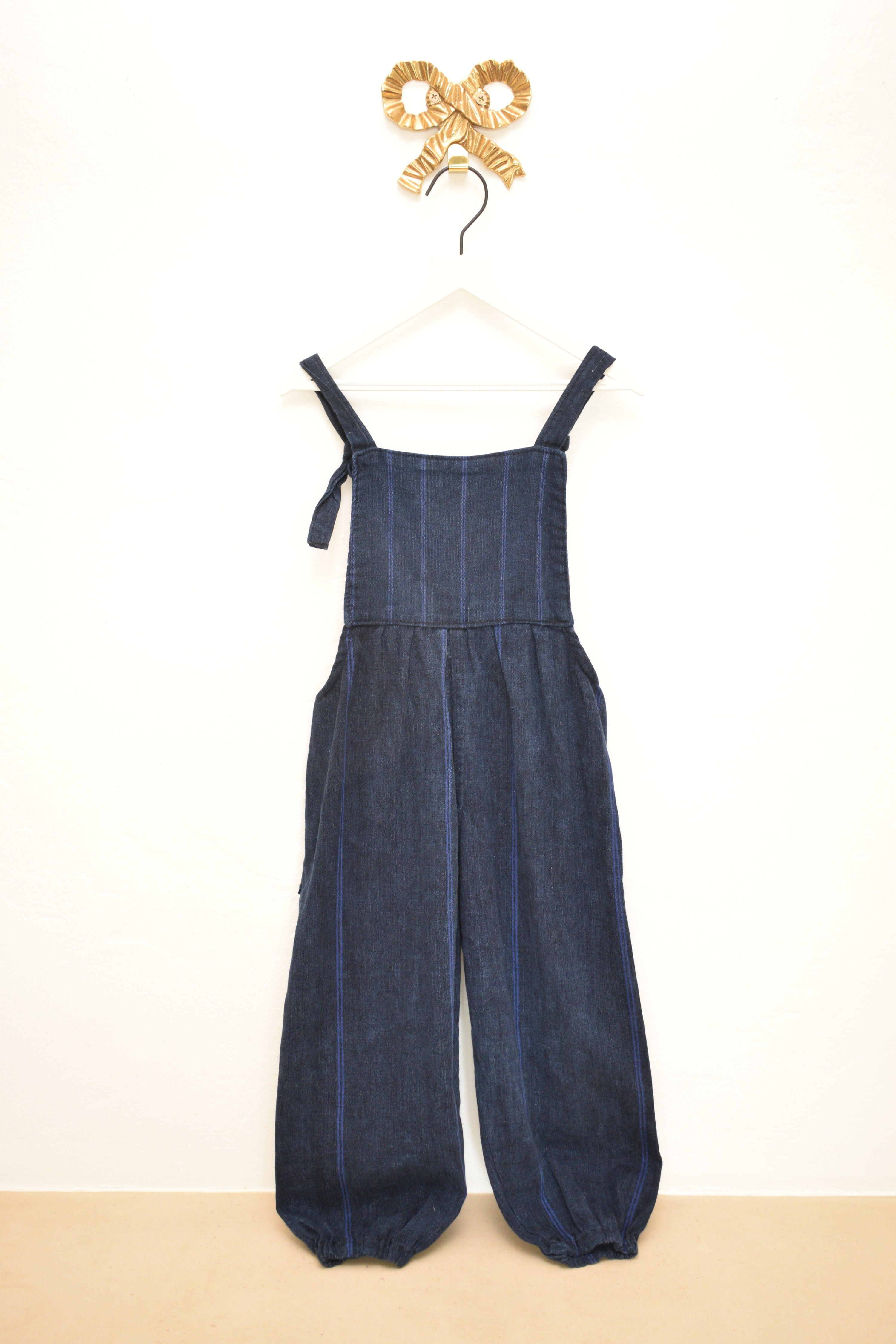 ASA Chambray Knit Bib Jumpsuit / 3-4 Years