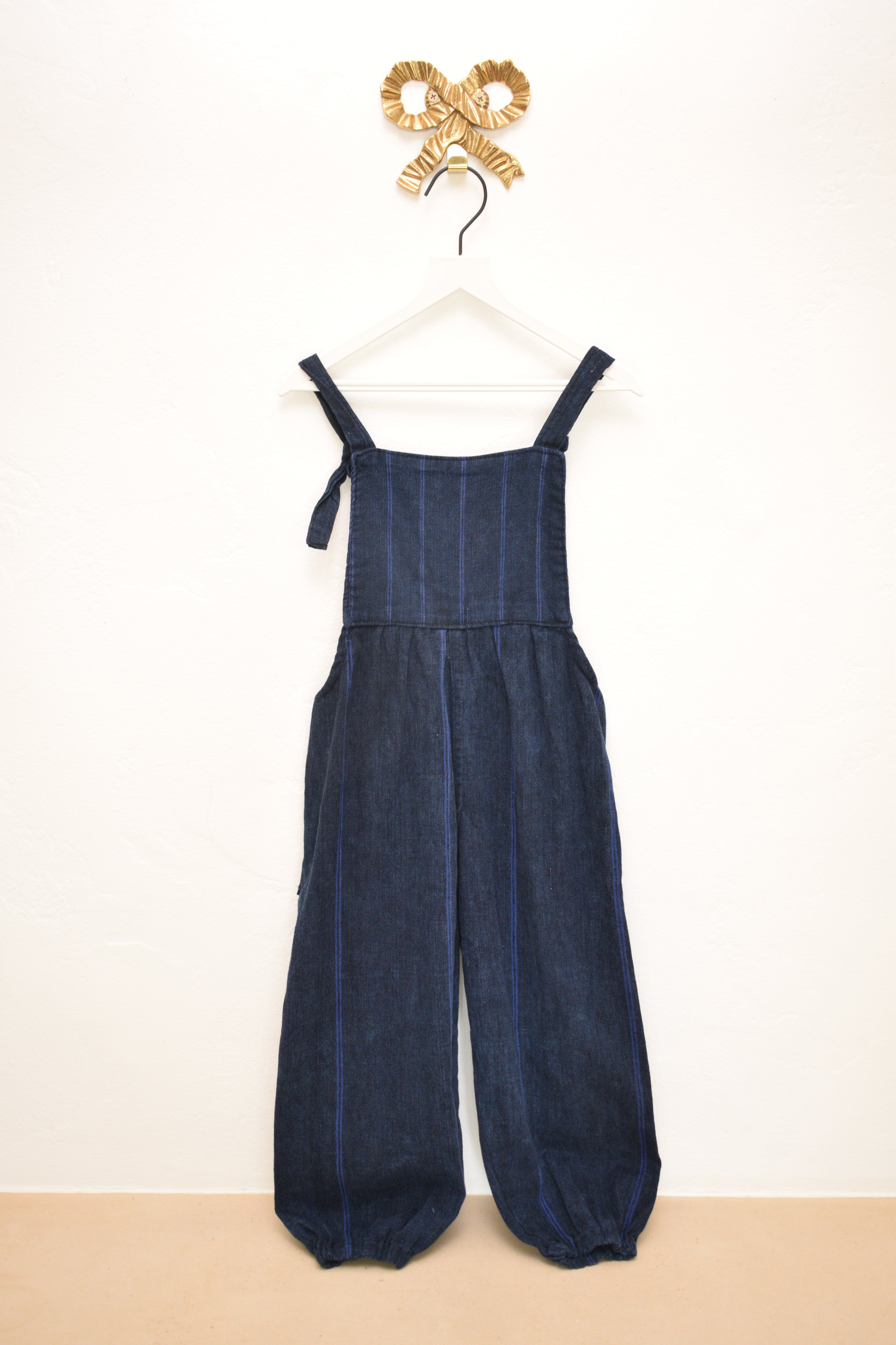 ASA Chambray Knit Bib Jumpsuit / 3-4 Years