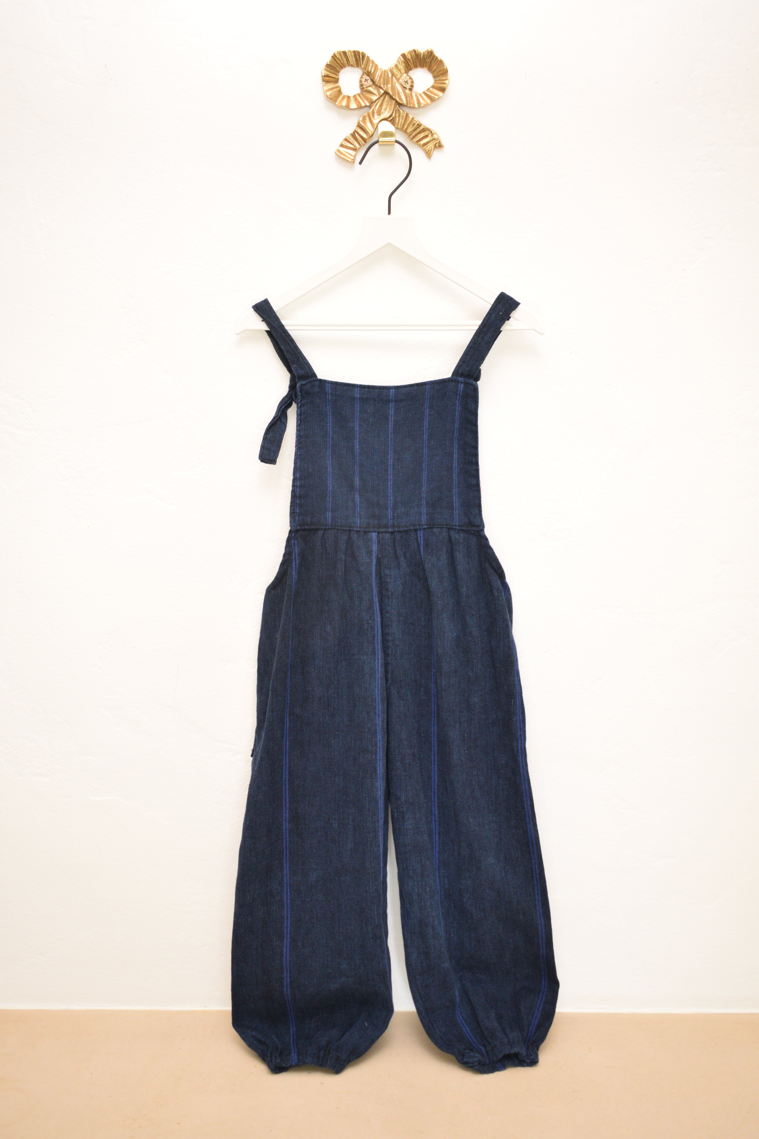 ASA Chambray Knit Bib Jumpsuit / 3-4 Years