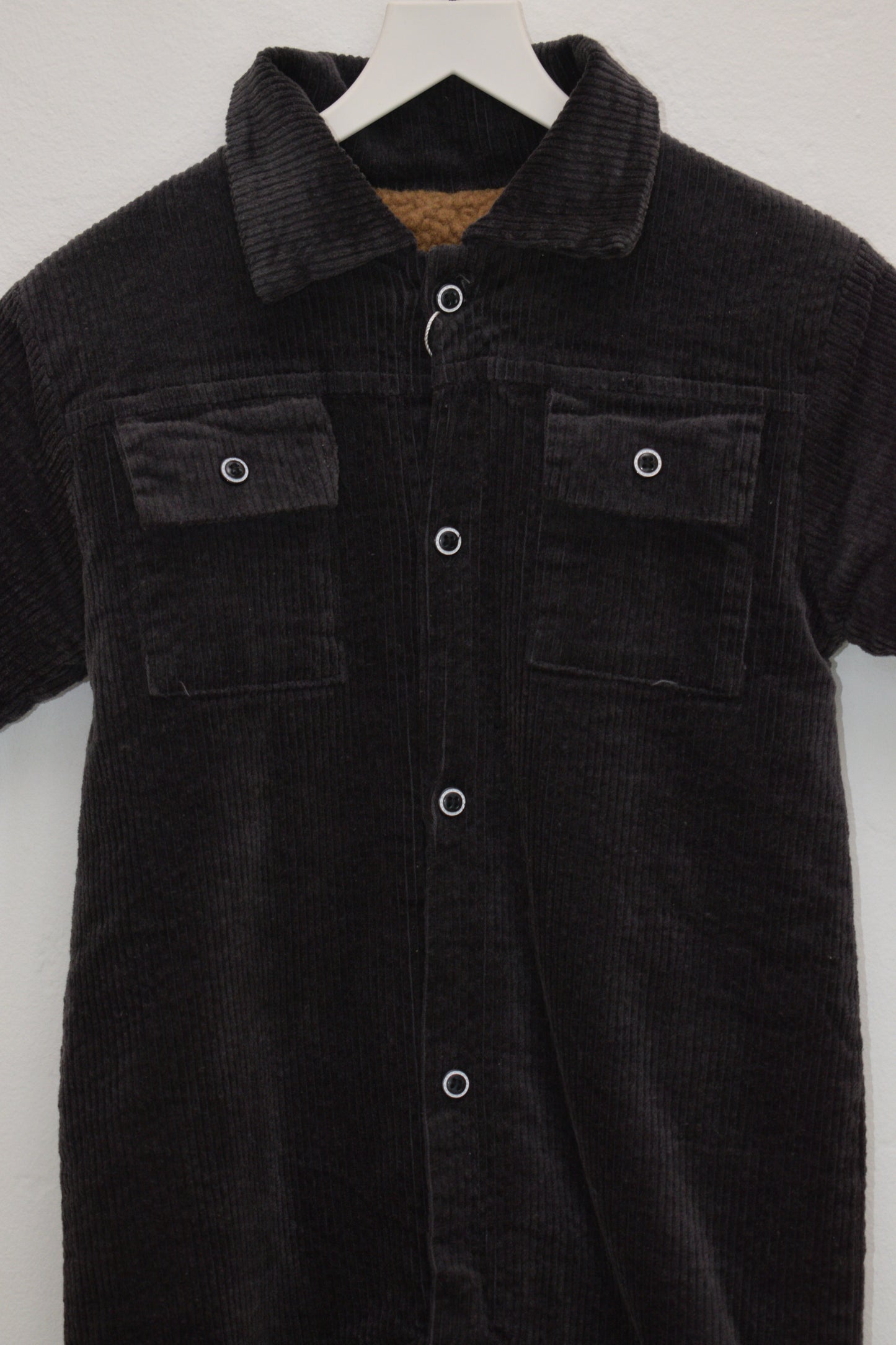 Brown Corduroy Coveralls / 12 months