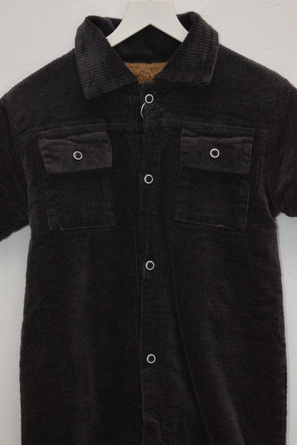 Brown Corduroy Coveralls / 12 months