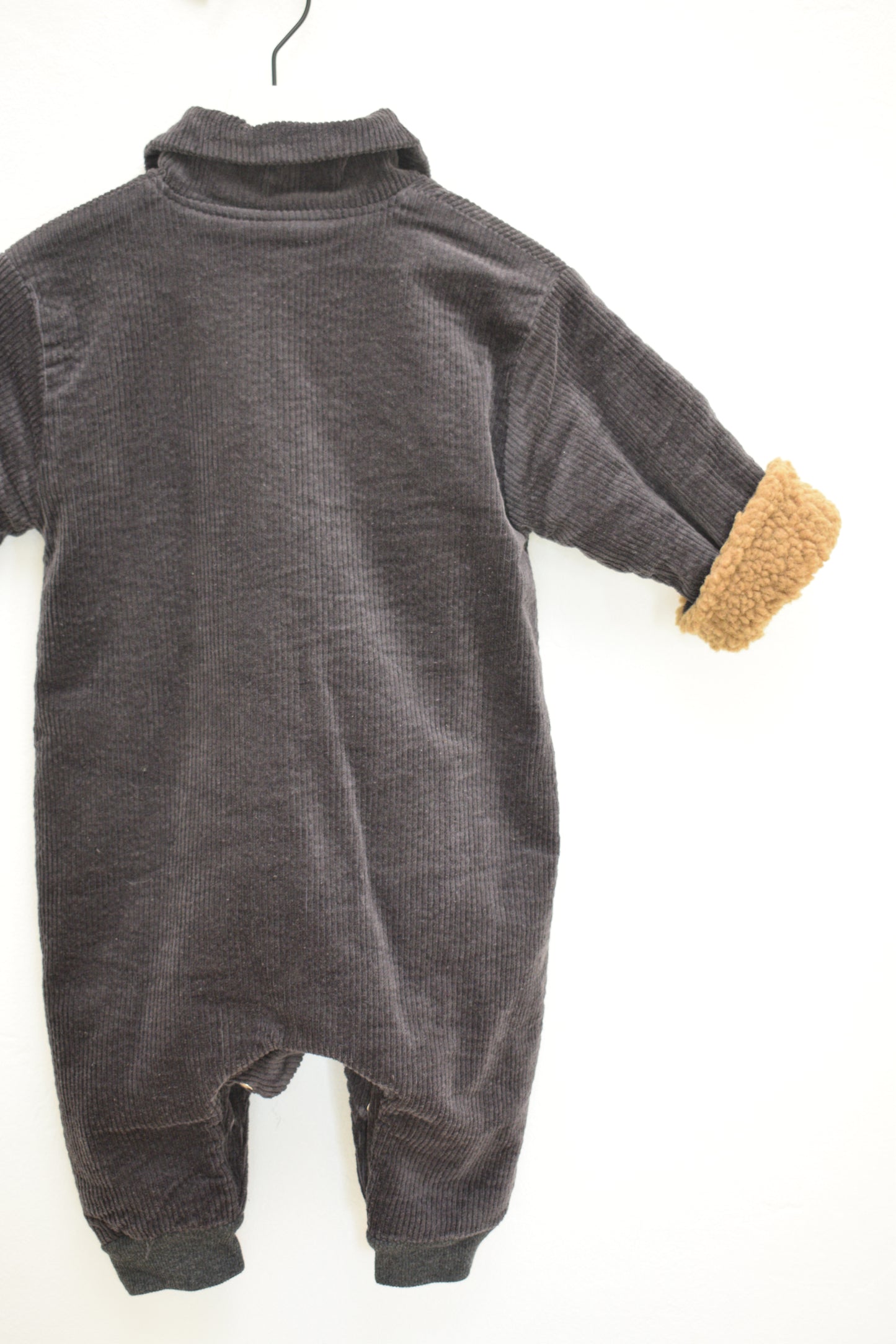 Brown Corduroy Coveralls / 12 months