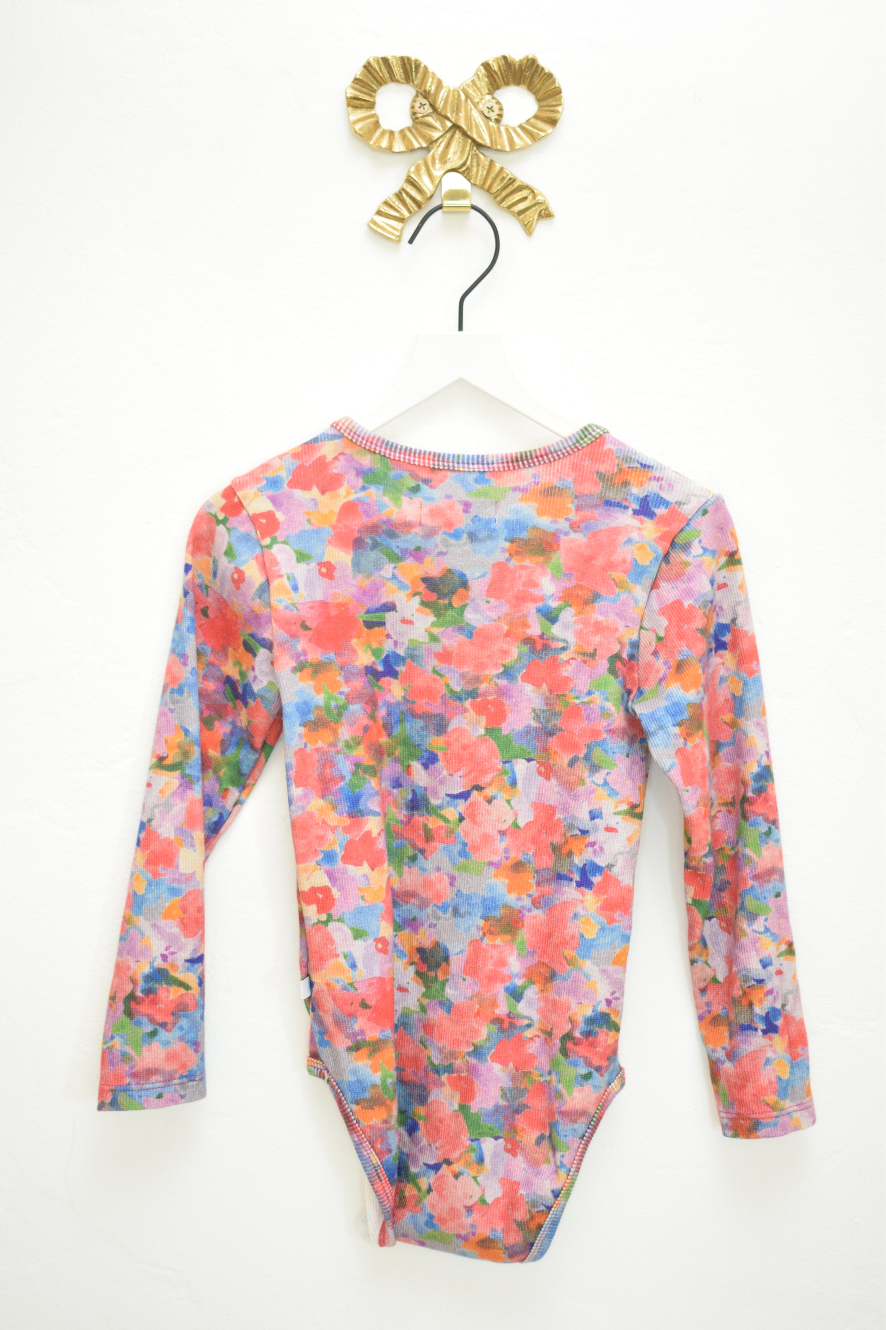 Repose Ams Floral Watercolor Onesie / 24 months