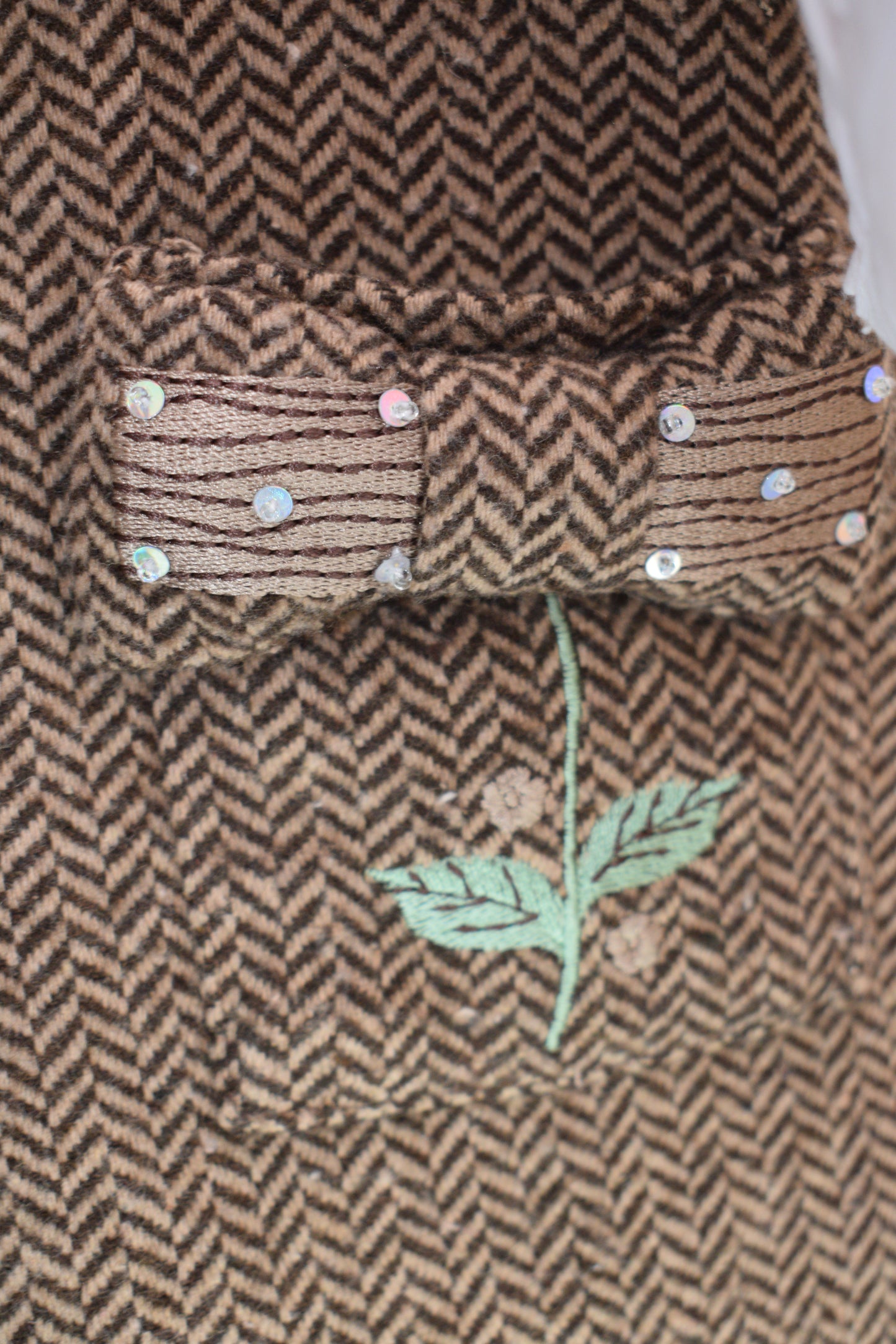 Petite Maison Kids Herringbone Pinafore Set / 4 (4A)