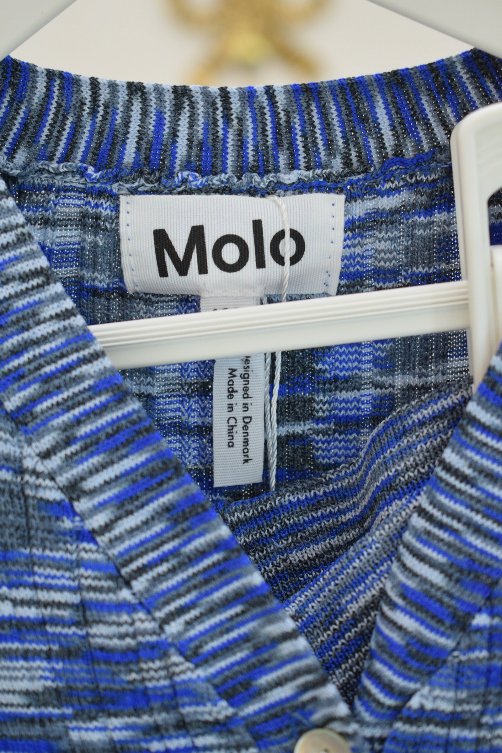 Molo 2 Piece Set Blue Knit Set / 7-8 Years