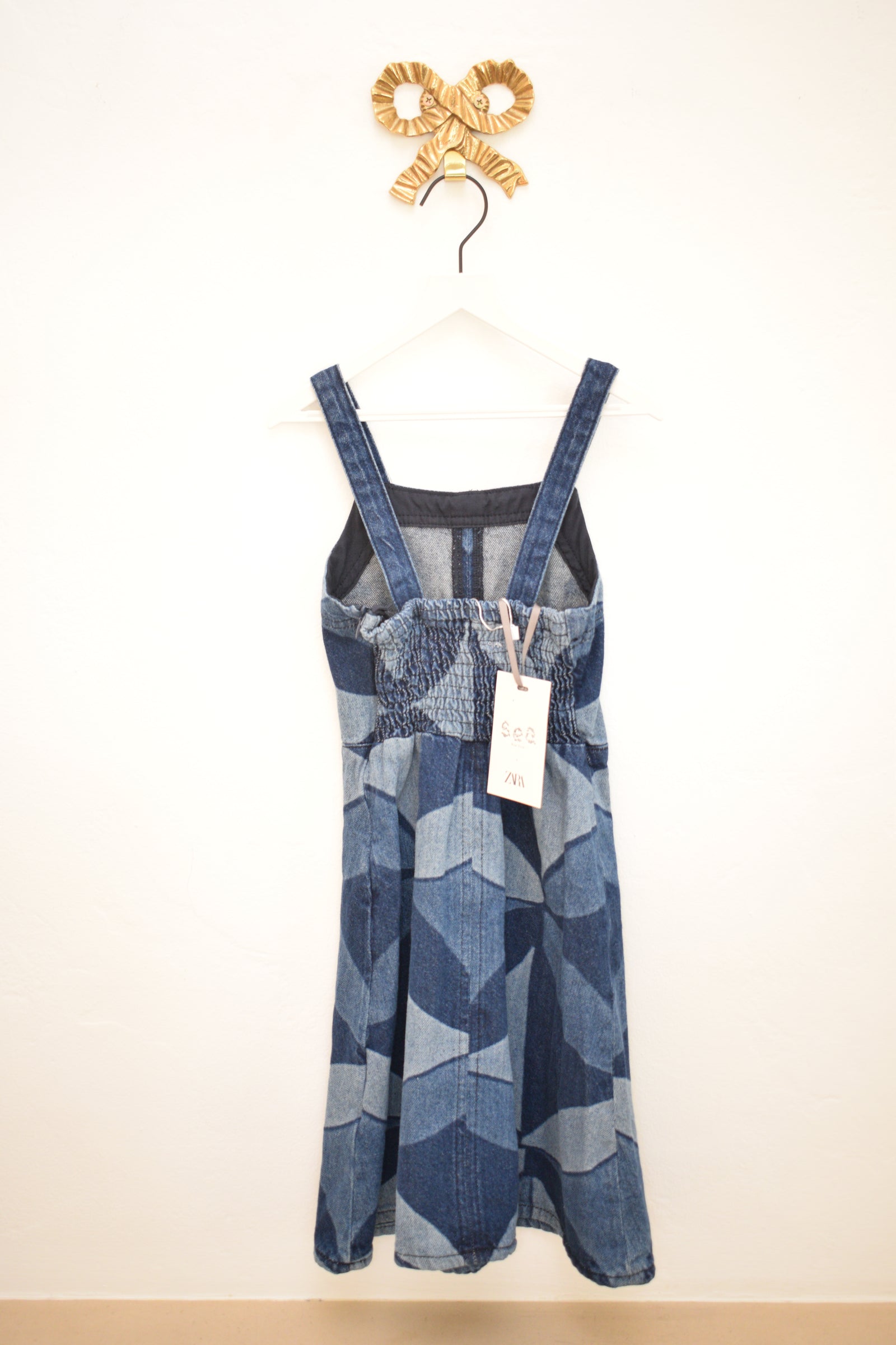 NWTs Sea x Zara Denim Quilt Dress / 8