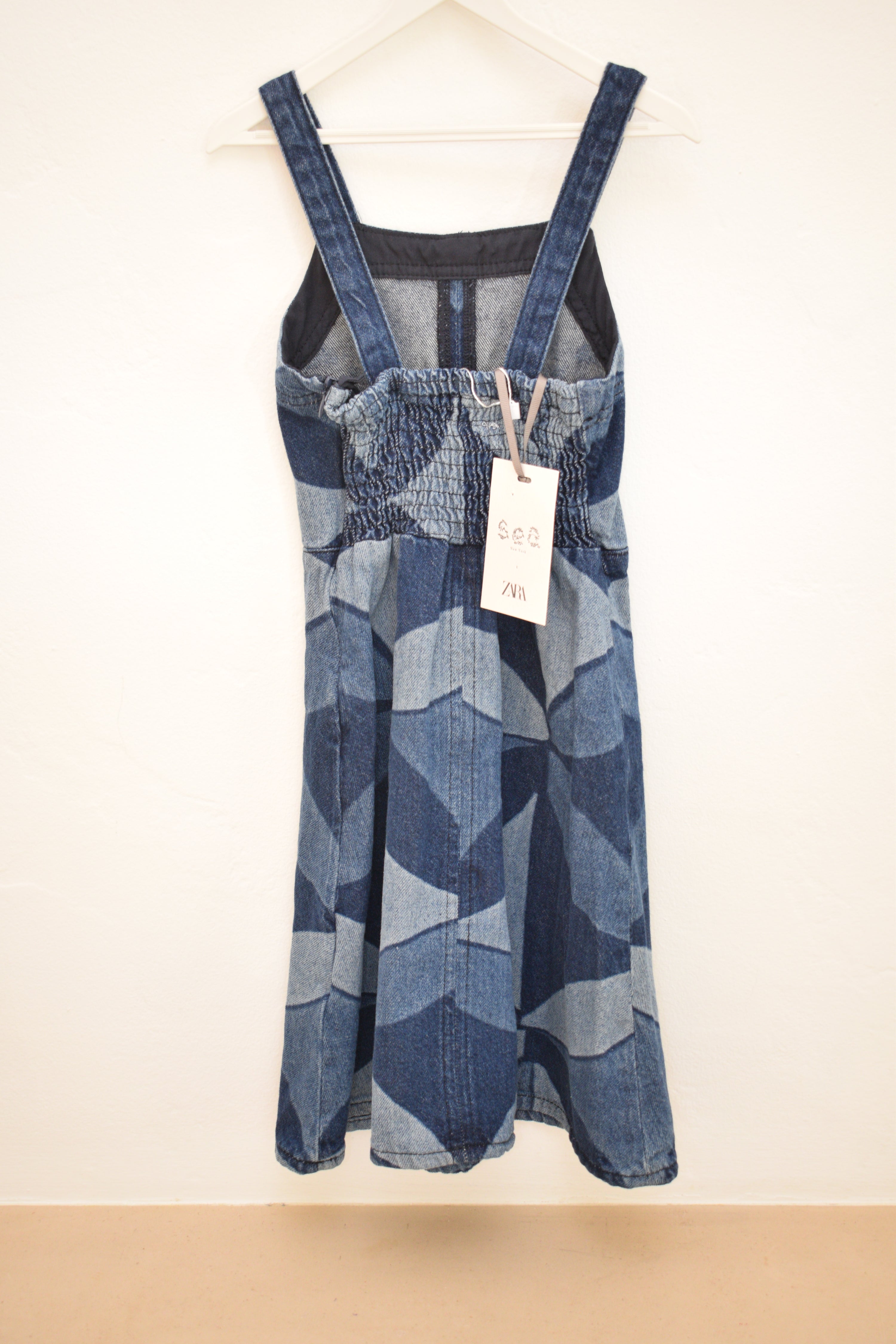 NWTs Sea x Zara Denim Quilt Dress / 6 small talk city NWTs Sea x Zara Denim Quilt Dress / 6 small talk city