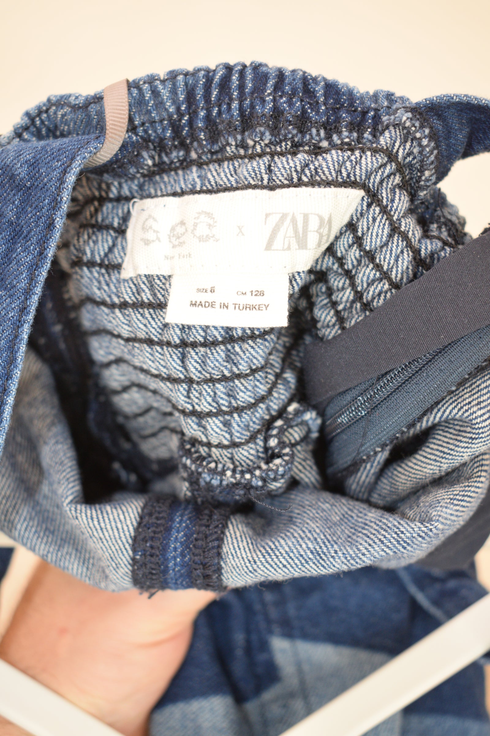 NWTs Sea x Zara Denim Quilt Dress / 8
