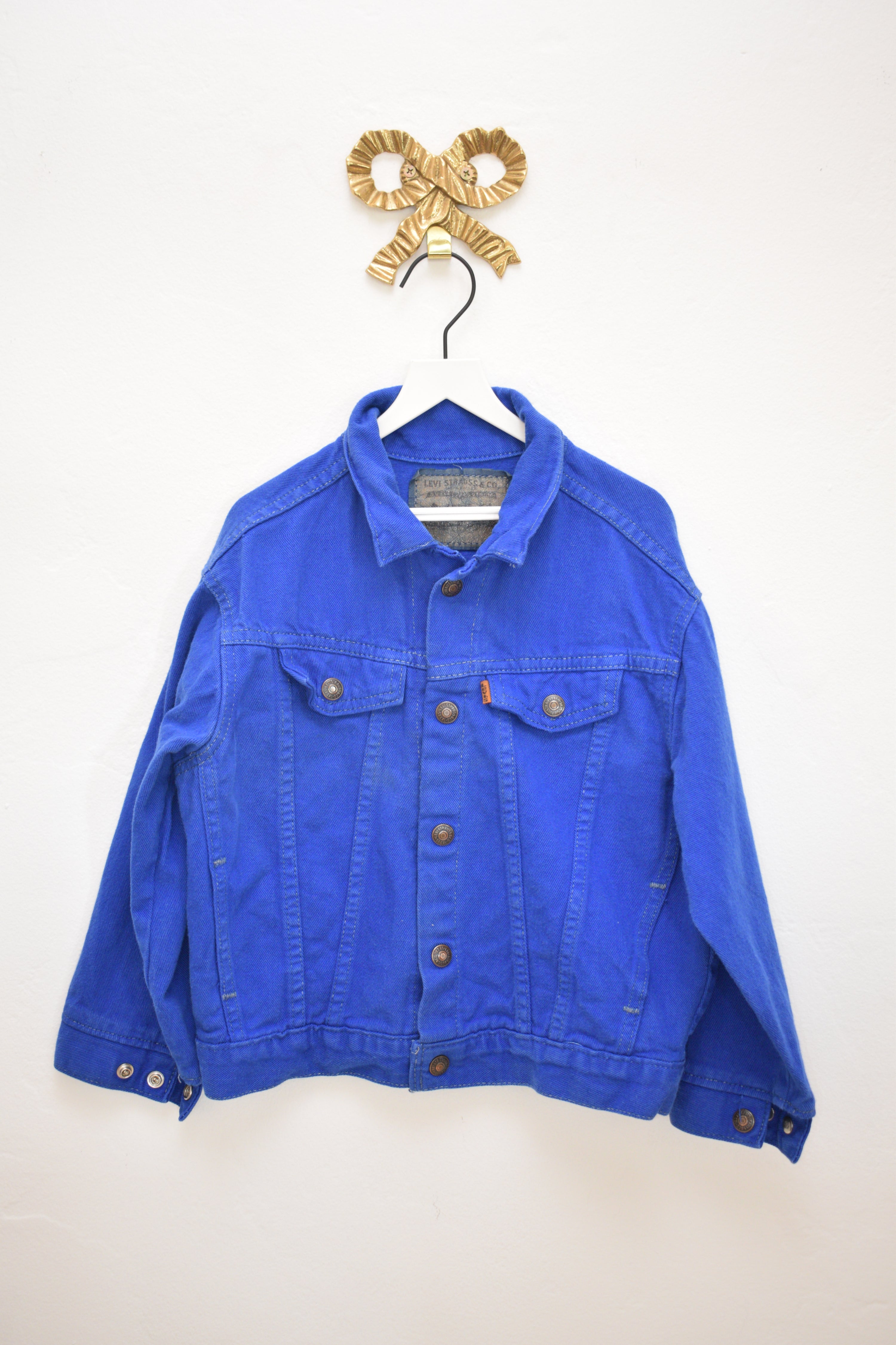 Blue denim jacket vintage levi's
