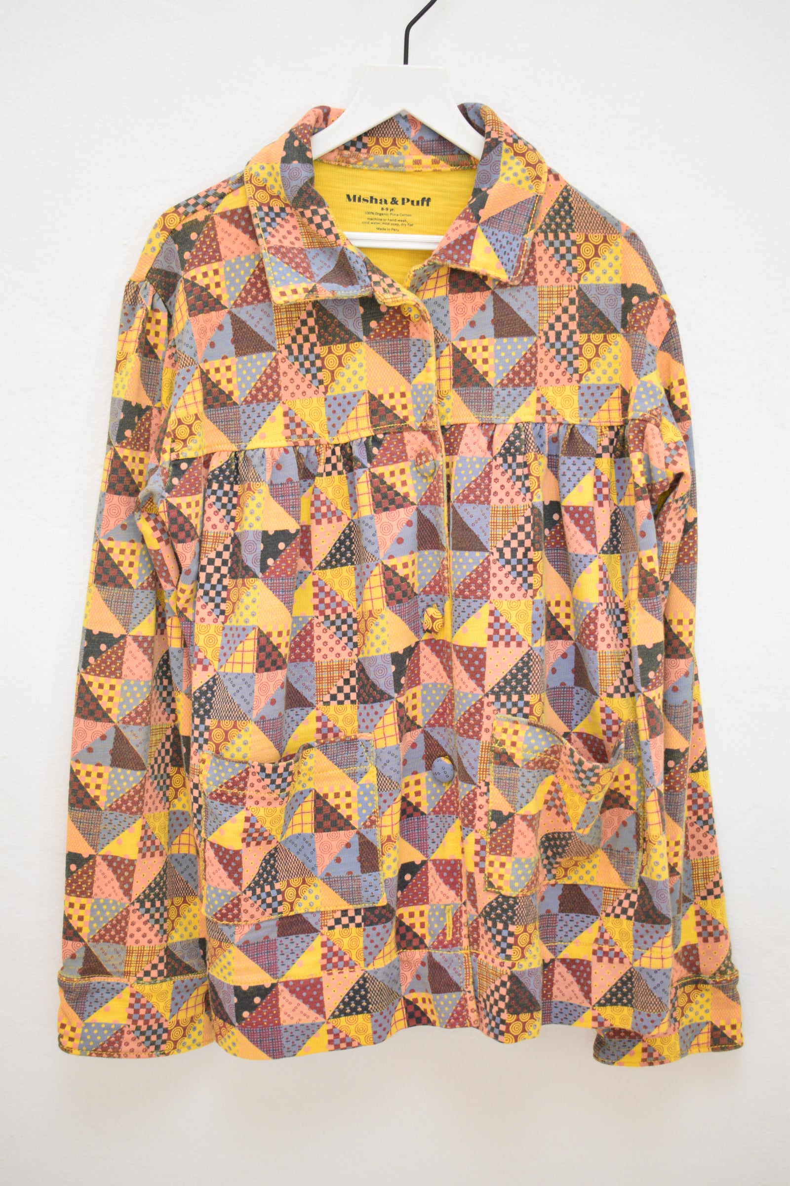 FW21 Misha & Puff Quilted Swing Coat / 8-9 Years