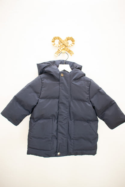 NWTs Jacadi Navy Puffer / 12 months