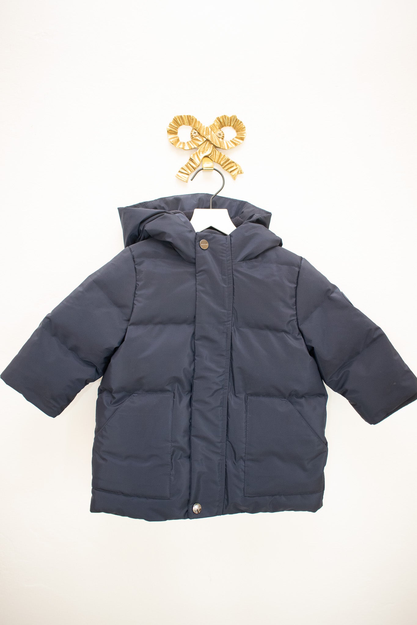 NWTs Jacadi Navy Puffer / 12 months