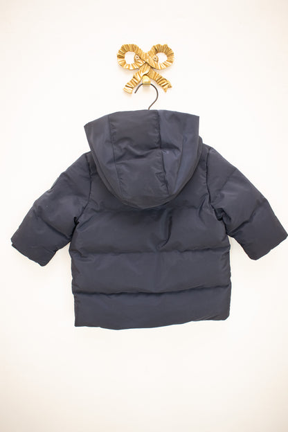 NWTs Jacadi Navy Puffer / 12 months