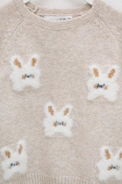 Zara Lama Sweater / 12-18 months